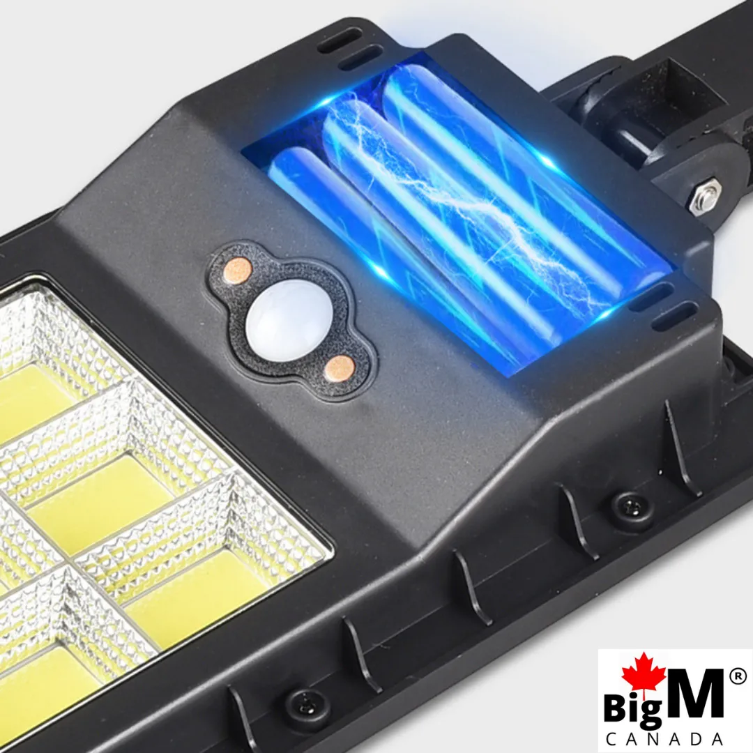 BigM 100W Bright LED Outdoor Solar Street Light With Motion Sensor
