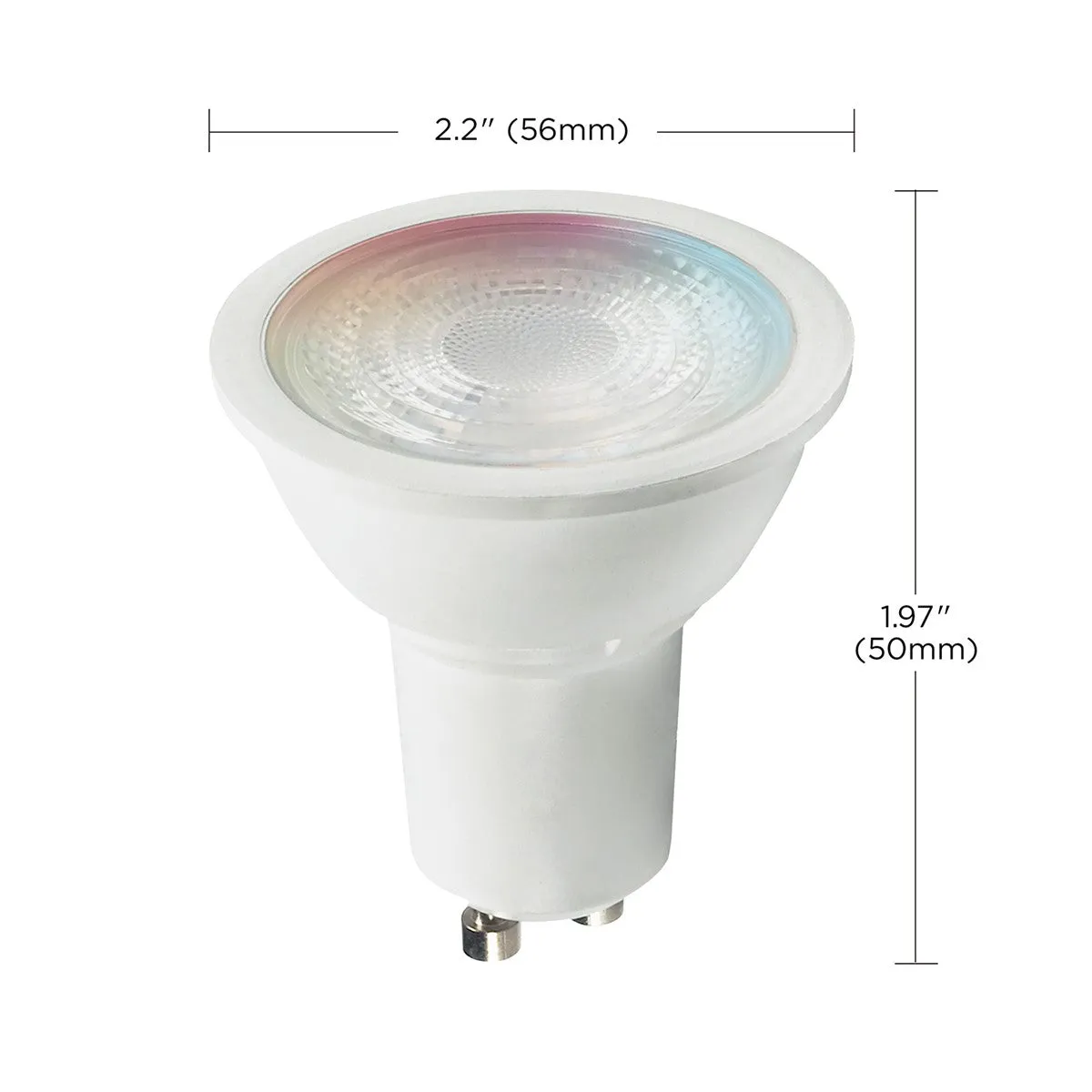 Starfish MR16 WiFi LED Bulb, 385 Lumens, RGBW & Tunable White, GU10 Base, 50° Flood, T20